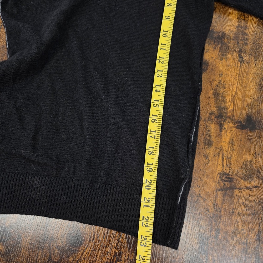 Banana Republic Italian Yarn Wool Cashmere Blend Black Knit Sweater Womens SP - Picture 7 of 7